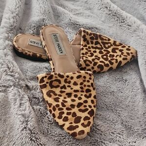 Steve Madden Animal Print Women's Mules